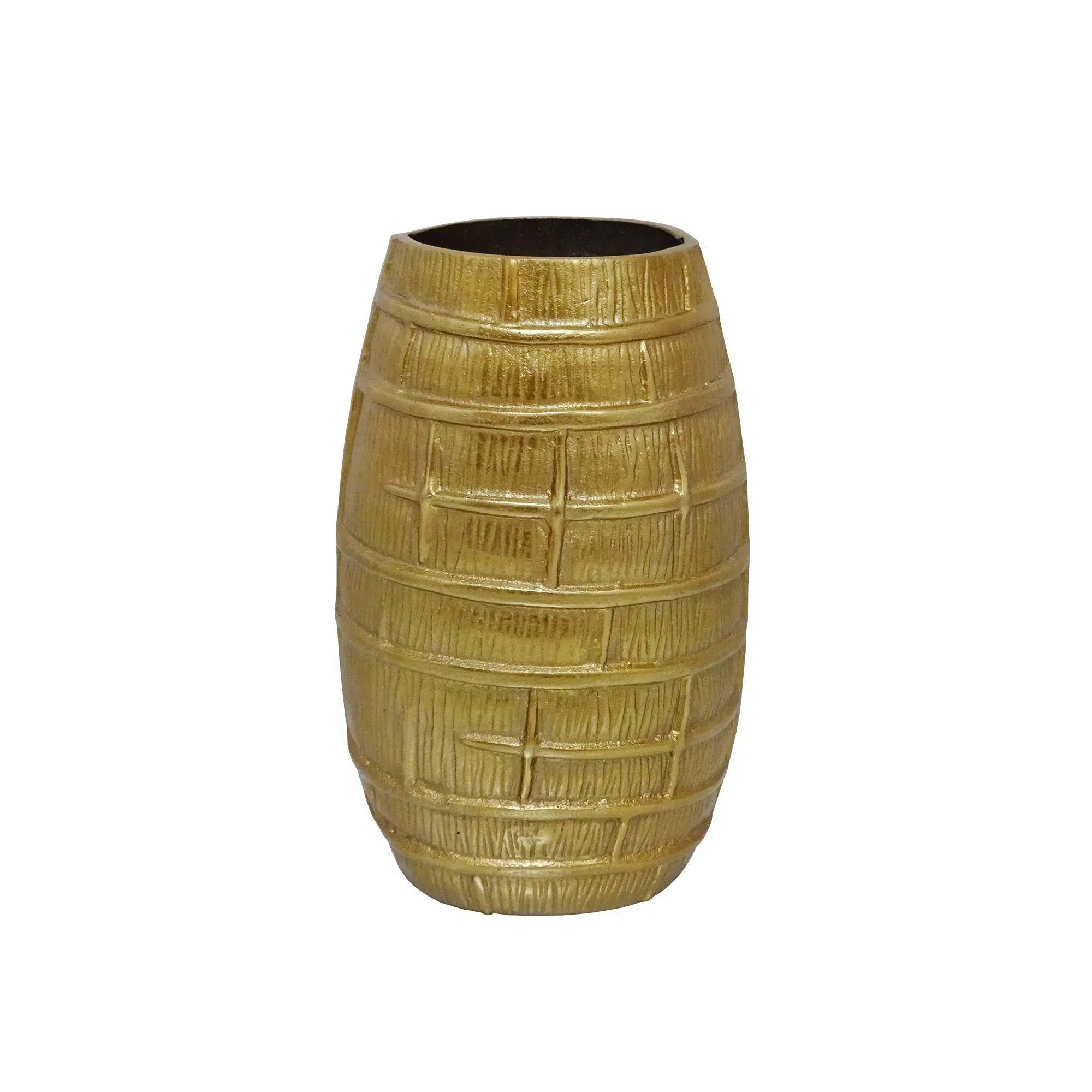 Small Embossed Vase - Gold