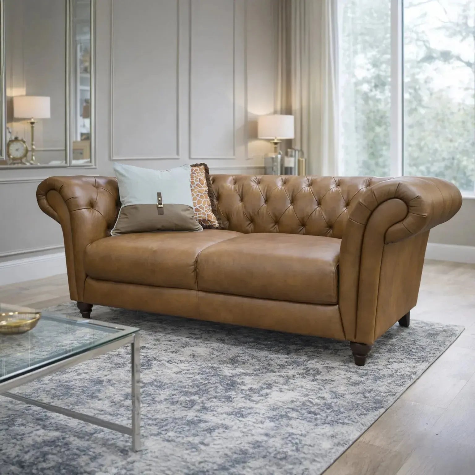 Stratford 2 seater Leather Sofa