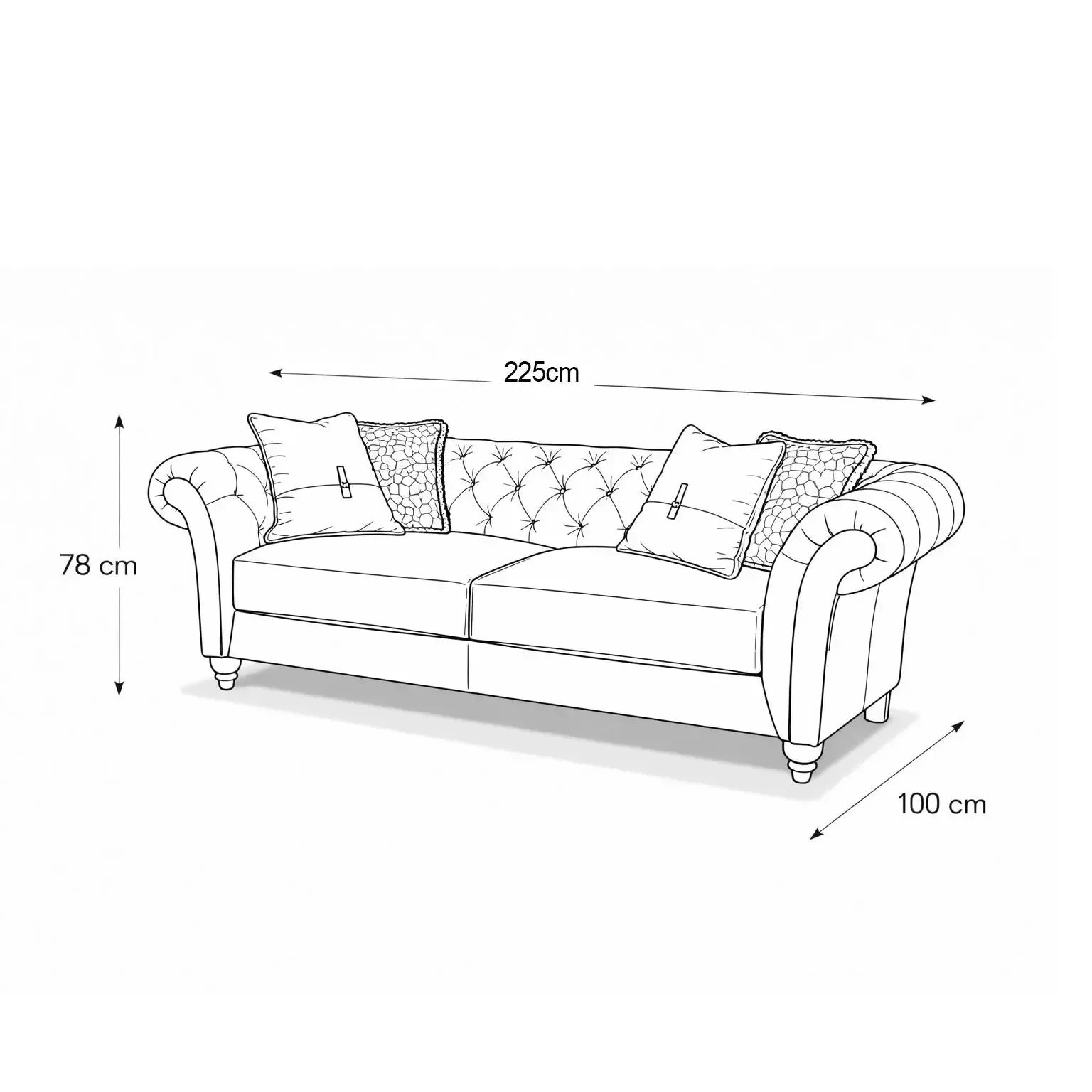 Stratford Grand Leather Sofa