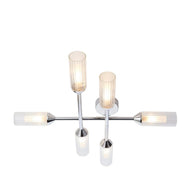 Sunburst - 6 Light Semi Flush