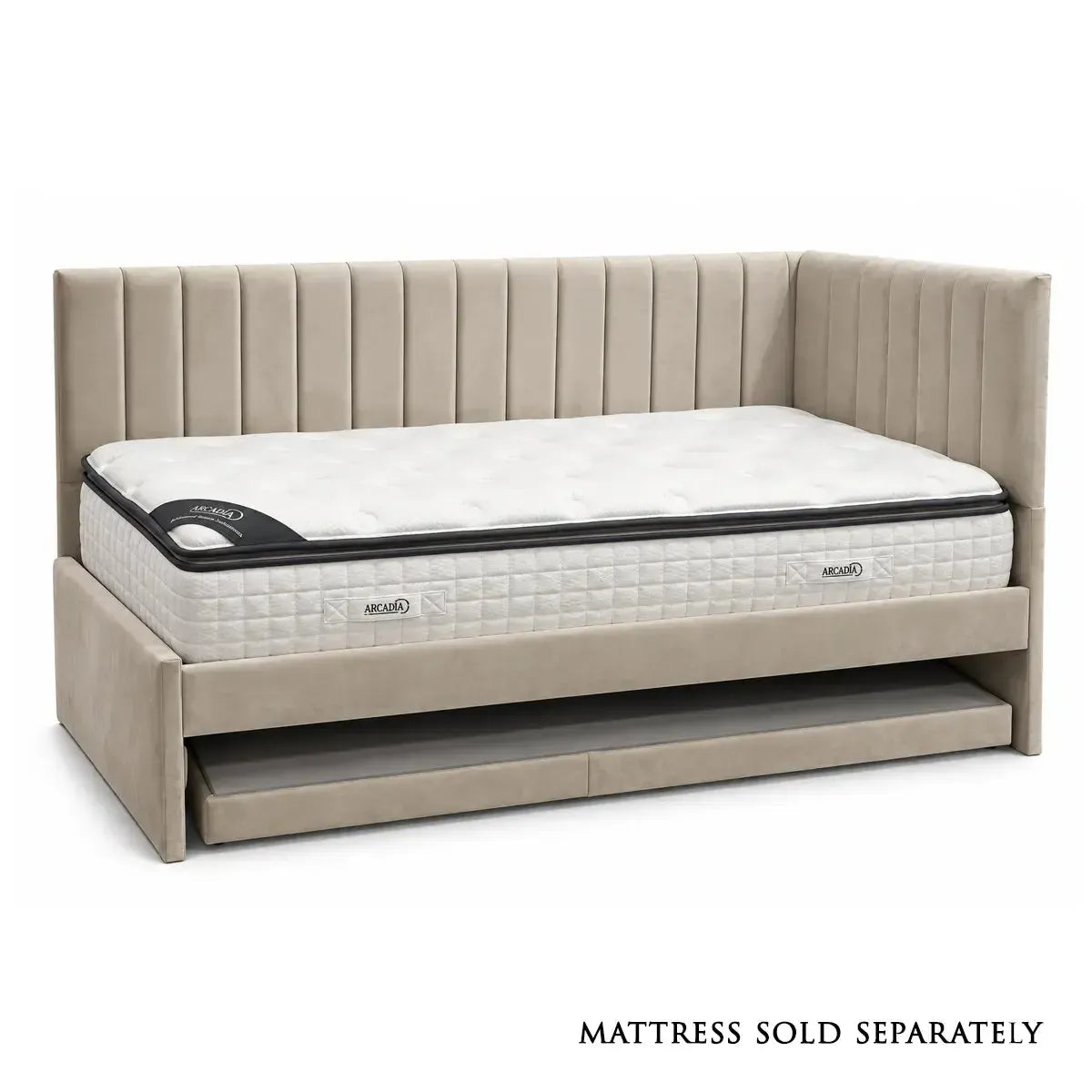 Tammy Single Guest Bed in Plush Cream