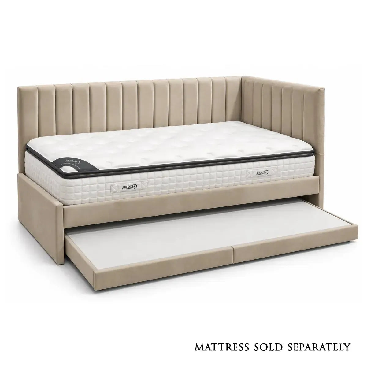 Tammy Single Guest Bed in Plush Cream