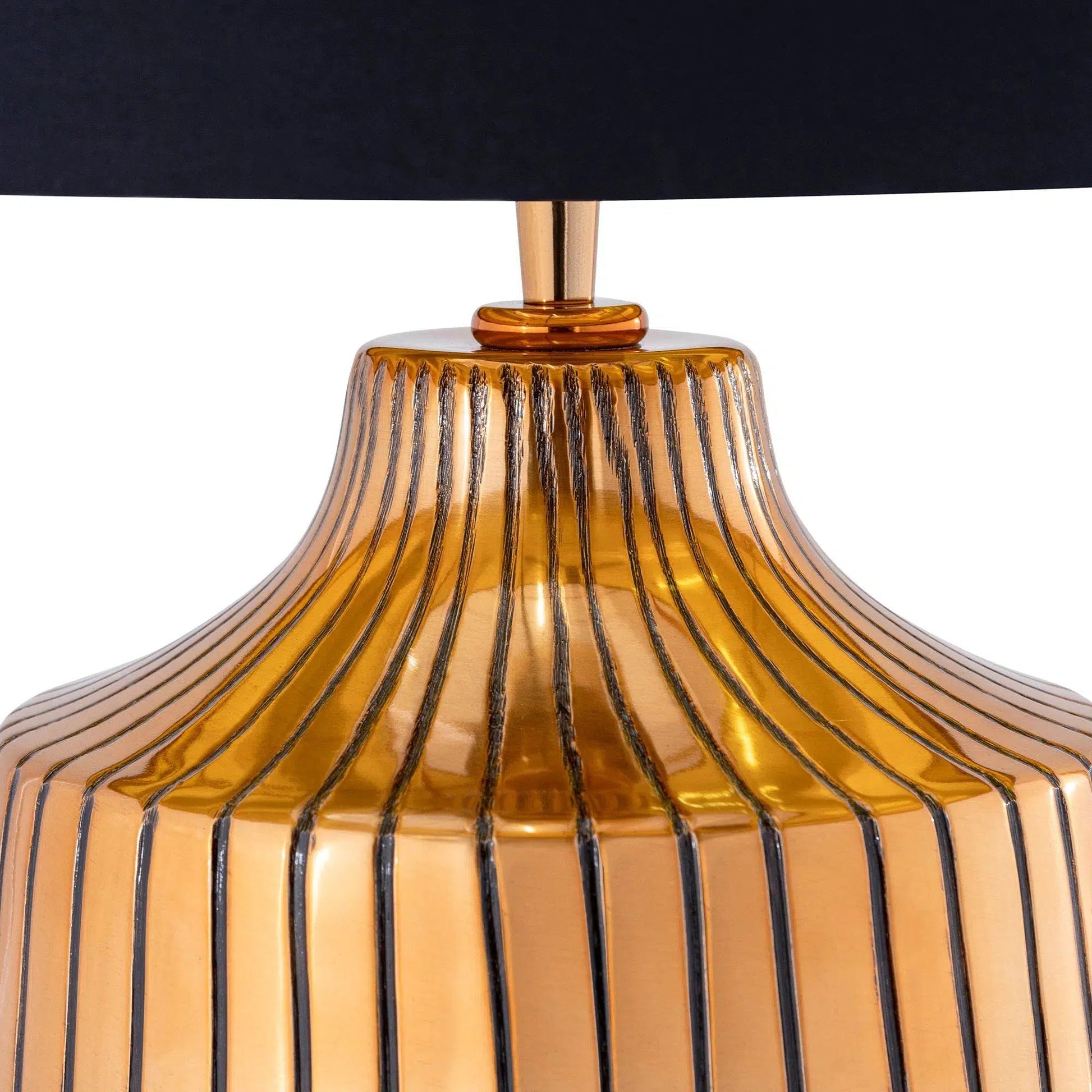 Textured Antique Gold Table Lamp
