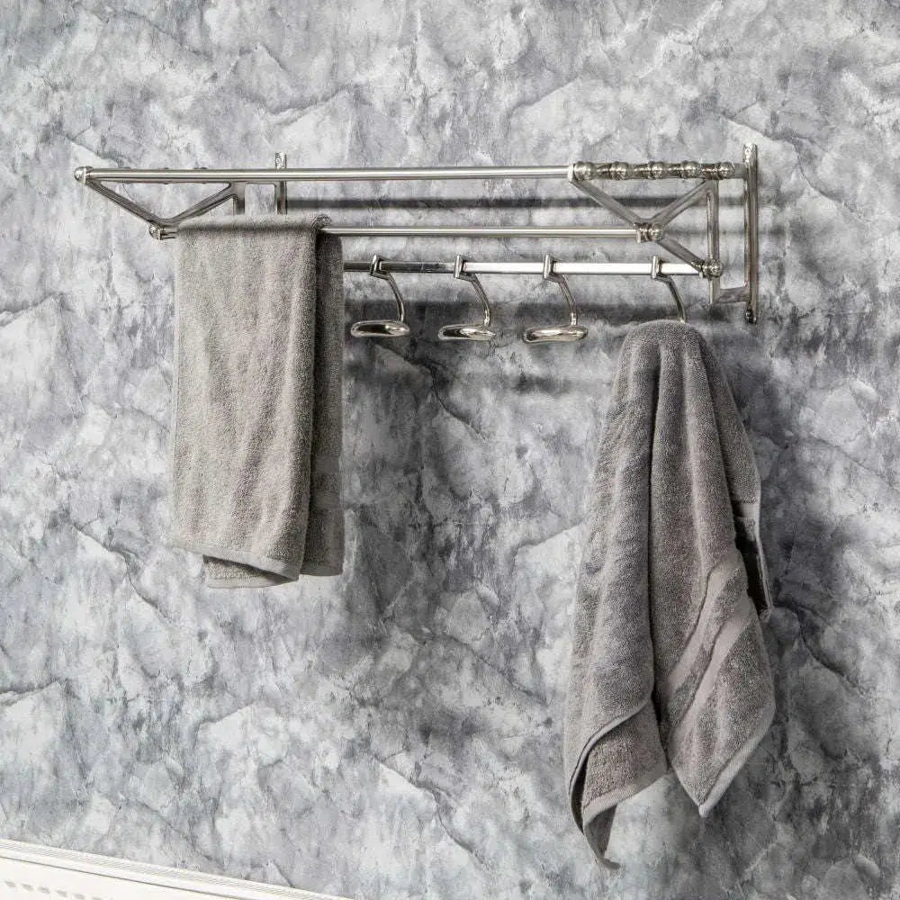 Towel Hanger Wall Hook - Nickel