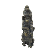 Tower of Monkeys Bronzed