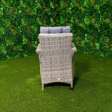 Valentina - Bridge Arm Dining Chair - Grey