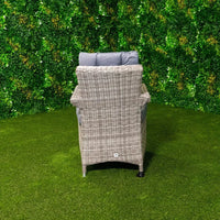 Valentina - Bridge Arm Dining Chair - Grey