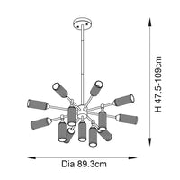 Venus - 13 Light Pendant