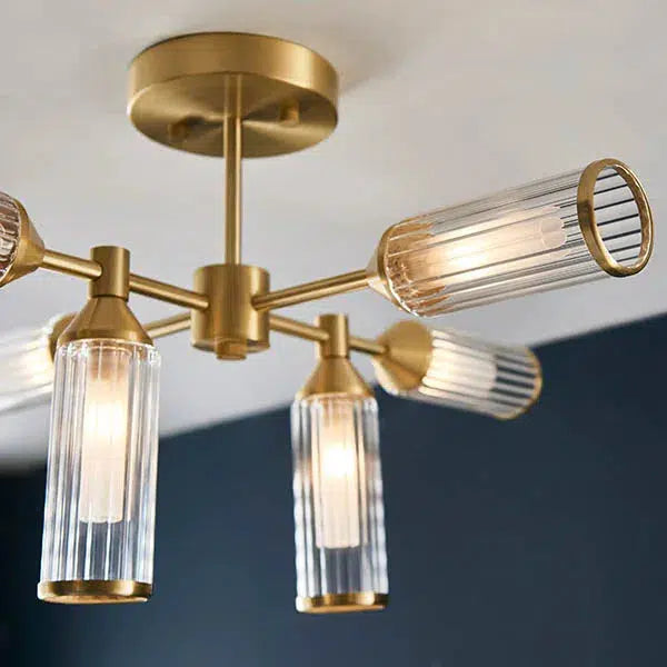 Venus - 6 Light Semi-Flush