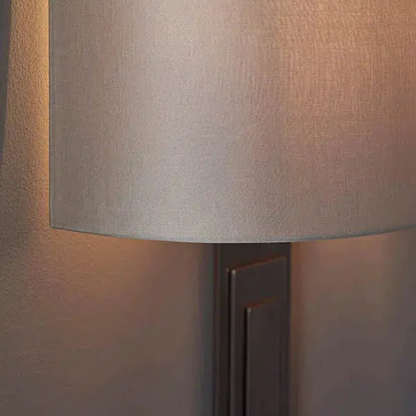 Violeta - Flat Panel Wall Light With Mink Shade