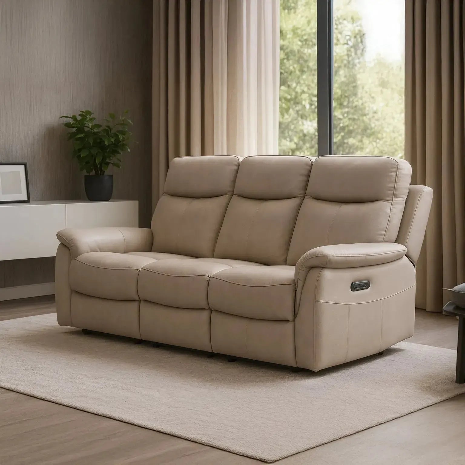 Waverley - 3 Seater Power Recliner - Grey