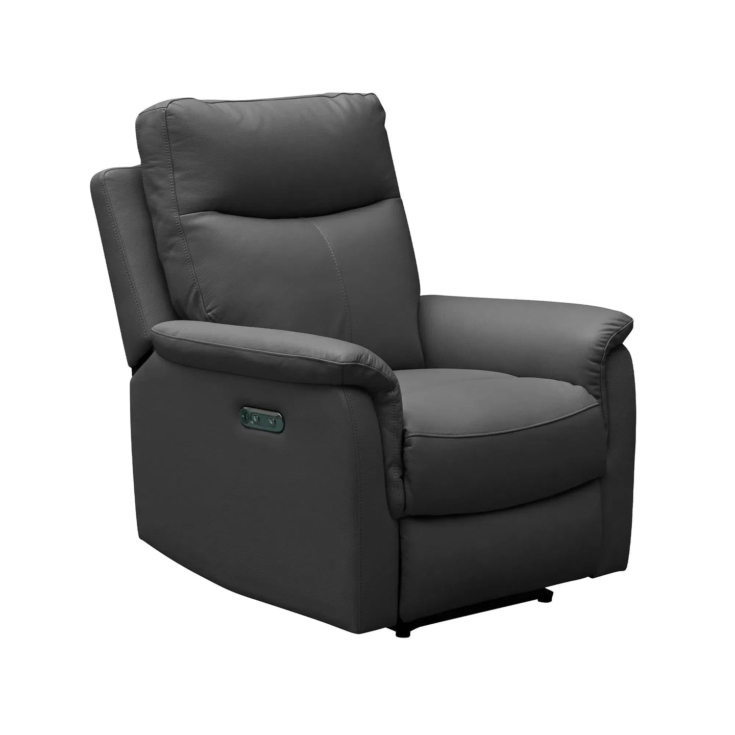 Waverly - 1 Seater Power Recliner - Dark Grey