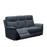 Waverly - 3 Seater Power Recliner - Navy