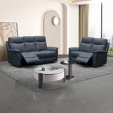 Waverly - 3 Seater Power Recliner - Navy