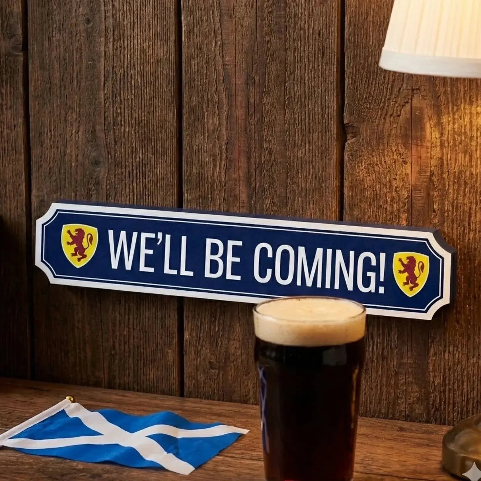 We'll Be Coming - Scotland Wall Plaque