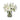 White Artificial Lily Arrangement in Cylindrical Vase