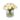 White Artificial Peony Arrangement in Cylindrical Vase - Large