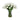 White Artificial Tulip Arrangement in Cylindrical Vase