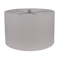 White Ceramic Lamp with White Linen Shade 2