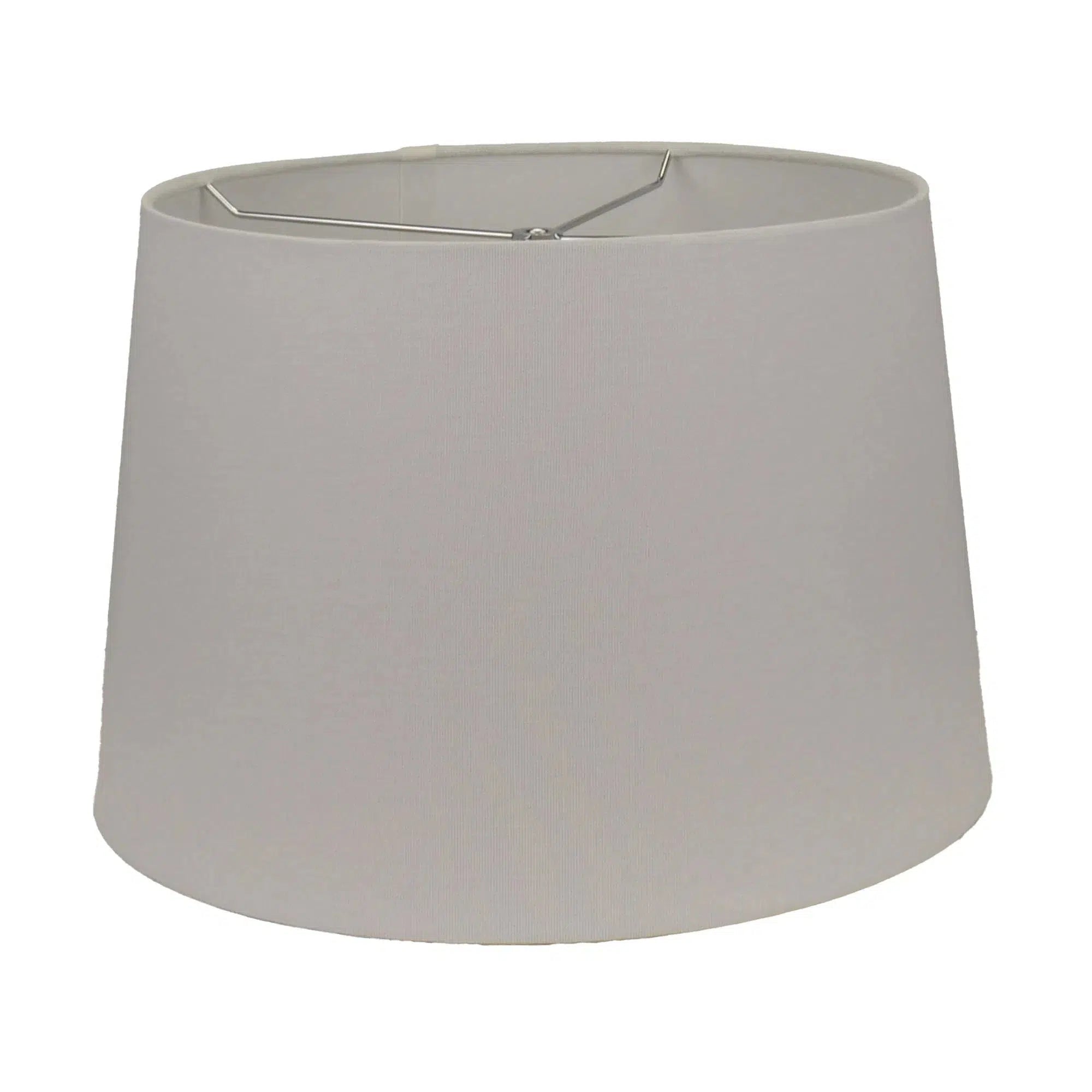 White Ceramic Lamp with White Linen Shade 3