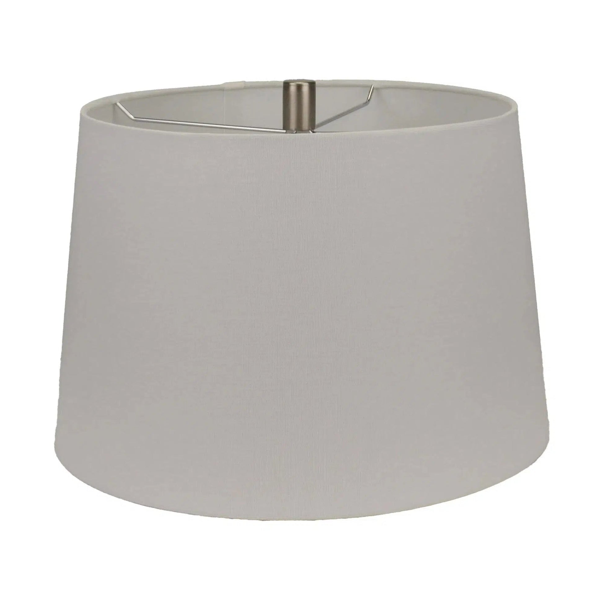 White Ceramic Lamp with White Linen Shade 3