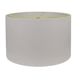 White Ceramic Lamp with White Linen Shade