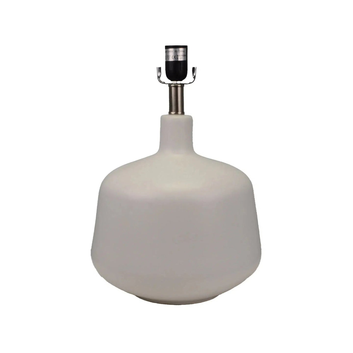 White Lamp with White Shade