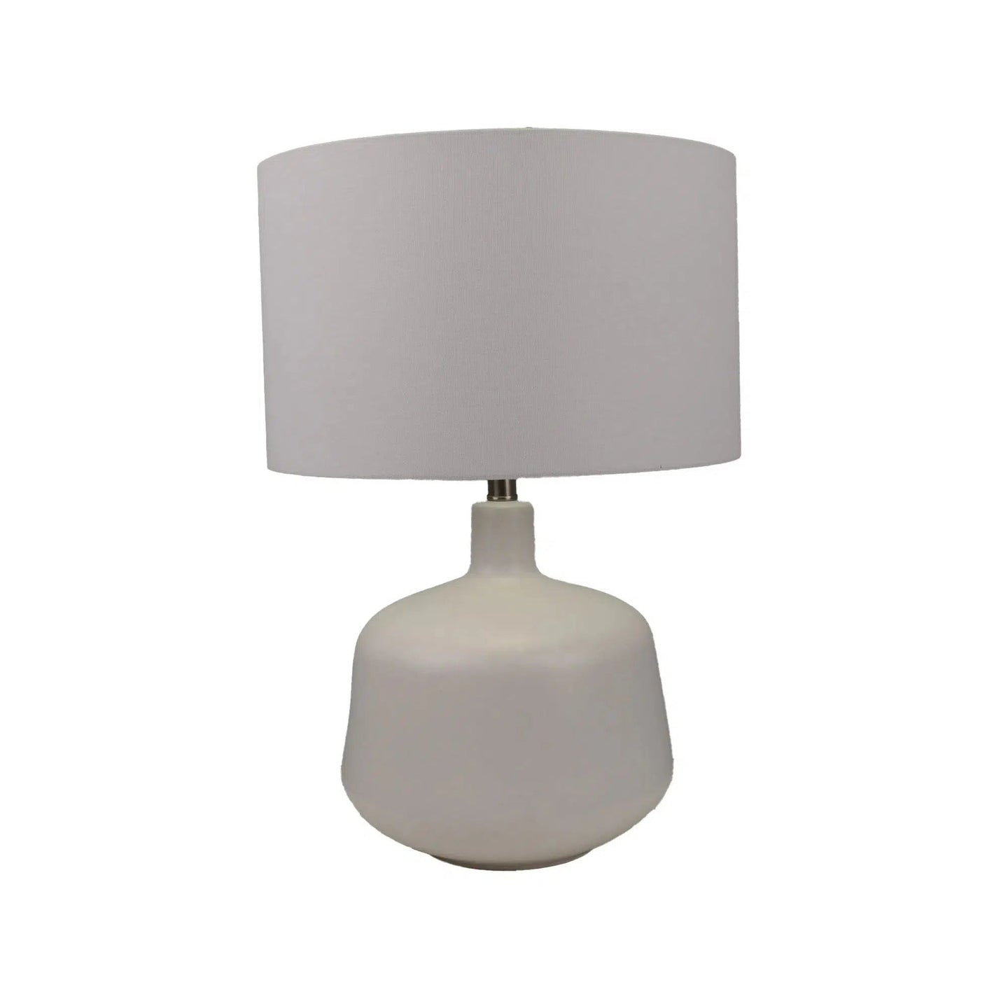 White Lamp with White Shade