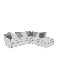 Wren Corner Sofa and Footstool