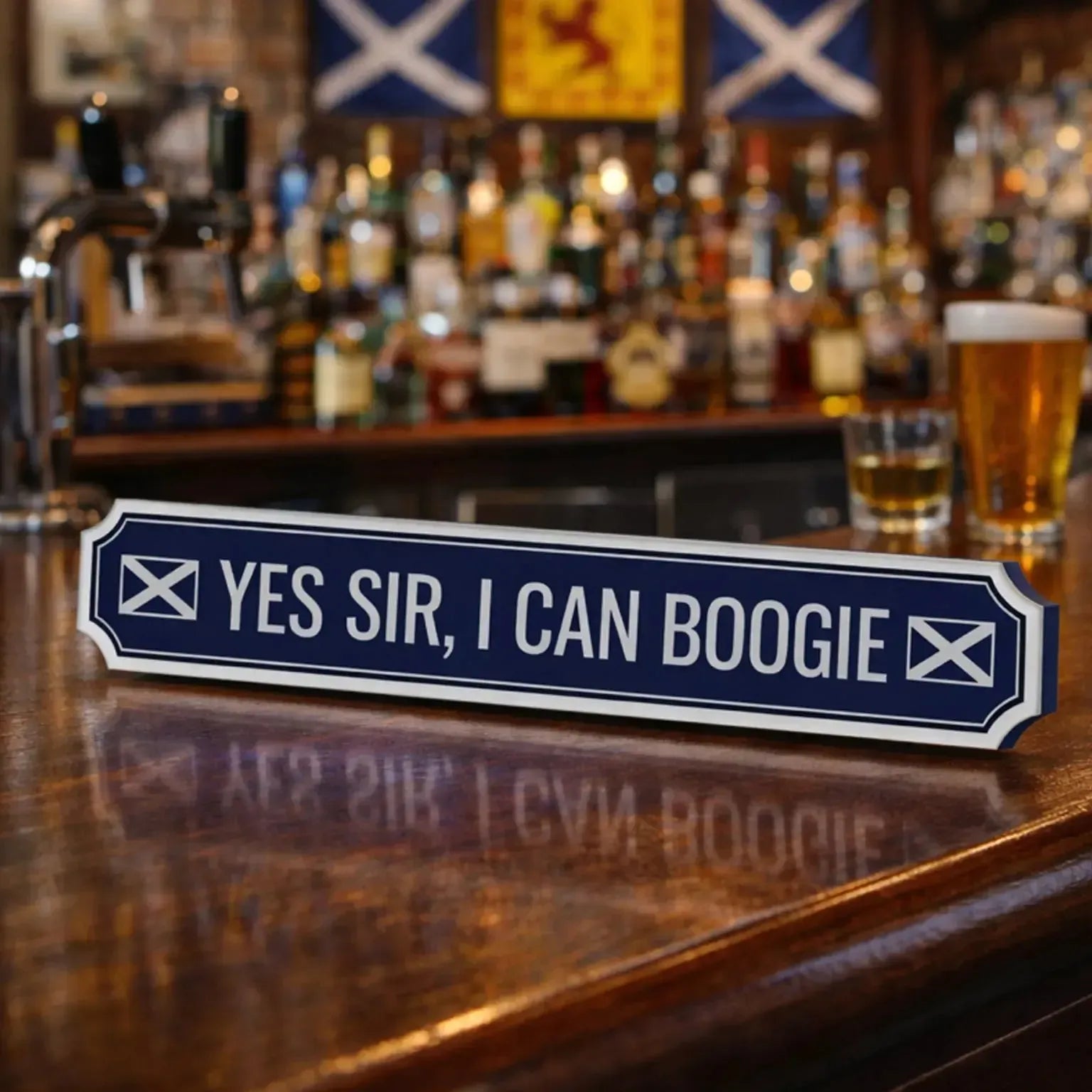Yes Sir, I Can Boogie - Scotland Wall Plaque
