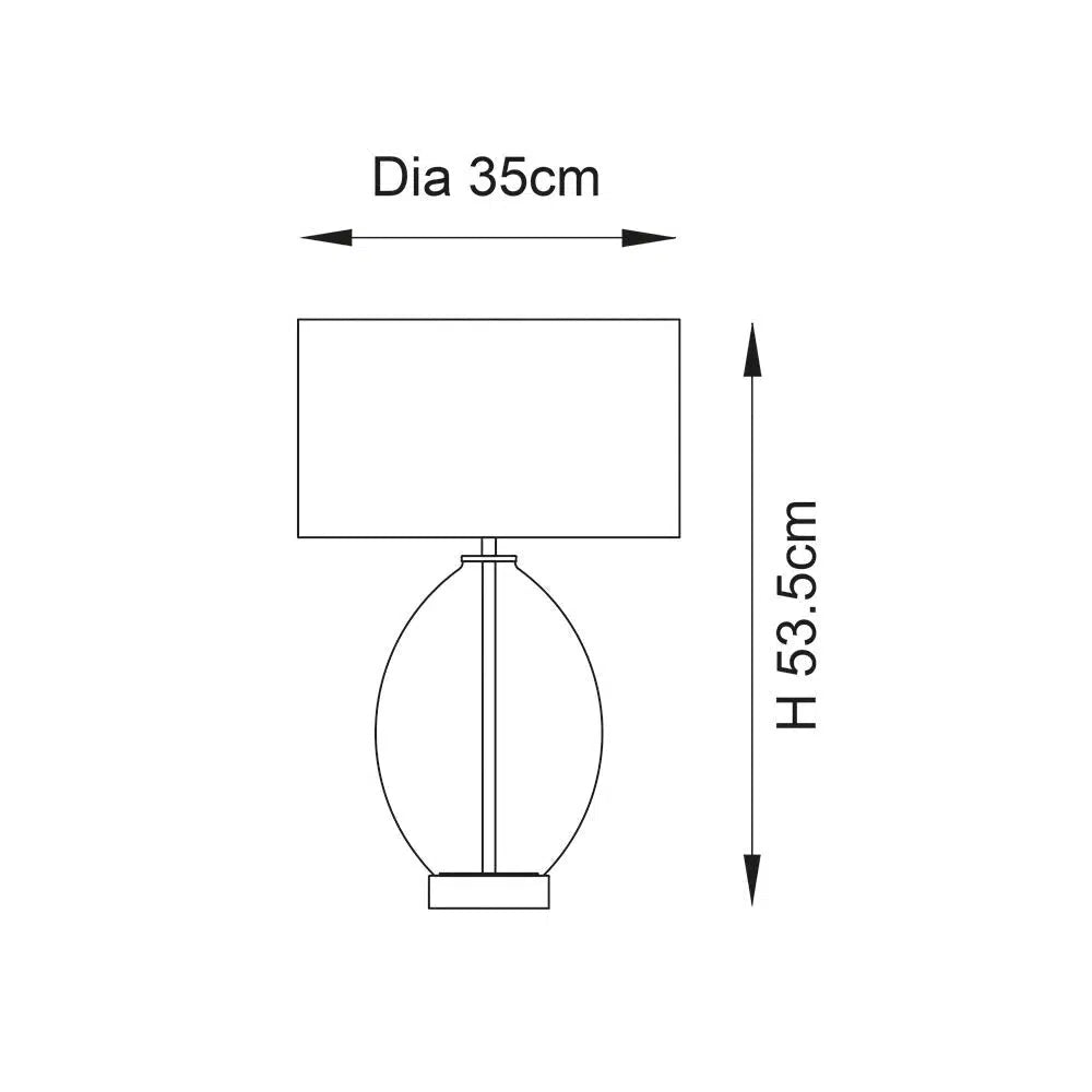 Zana - Glass Touch Table Lamp