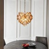 Zayden - Chandelier Amber Glass