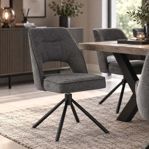 Zuri Dining Chair - Dark Grey