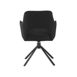 Zuri Dining Chair with Armrests - Bobble Black