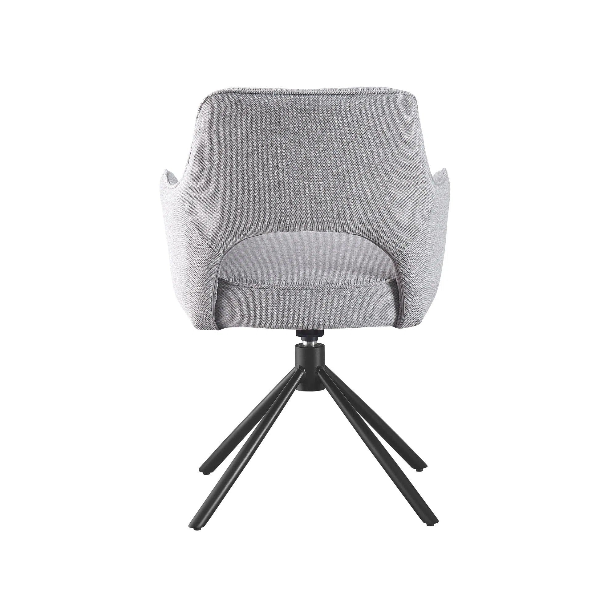 Zuri Dining Chair with Armrests - Light Grey